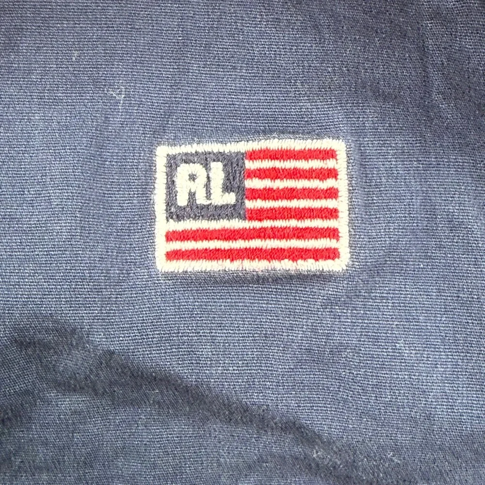 Polo Jeans‎ Co Ralph Lauren Kids Girls Sleeveless Button up Shirt Navy XL